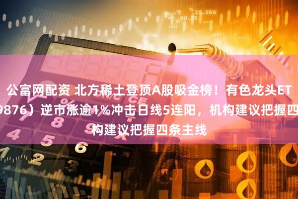 公富网配资 北方稀土登顶A股吸金榜！有色龙头ETF（159876）逆市涨逾1%冲击日线5连阳，机构建议把握四条主线