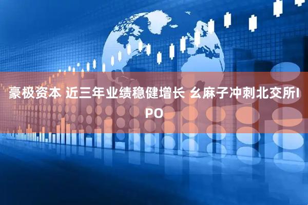 豪极资本 近三年业绩稳健增长 幺麻子冲刺北交所IPO