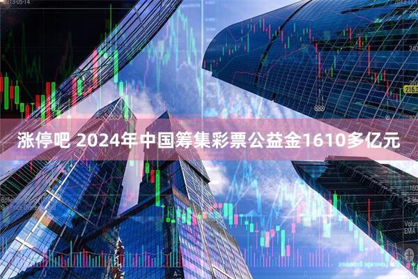 涨停吧 2024年中国筹集彩票公益金1610多亿元