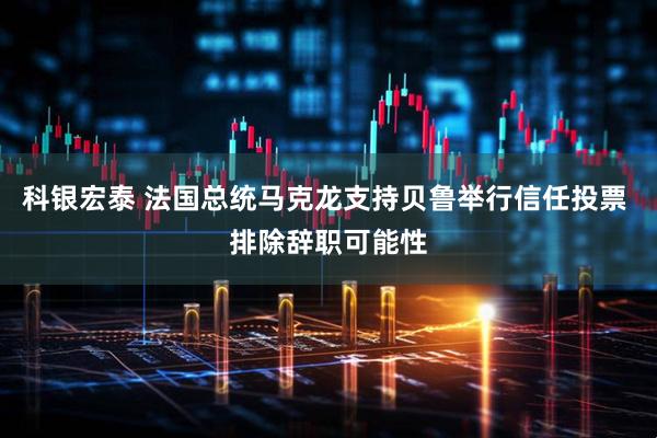 科银宏泰 法国总统马克龙支持贝鲁举行信任投票 排除辞职可能性