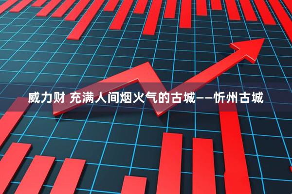 威力财 充满人间烟火气的古城——忻州古城